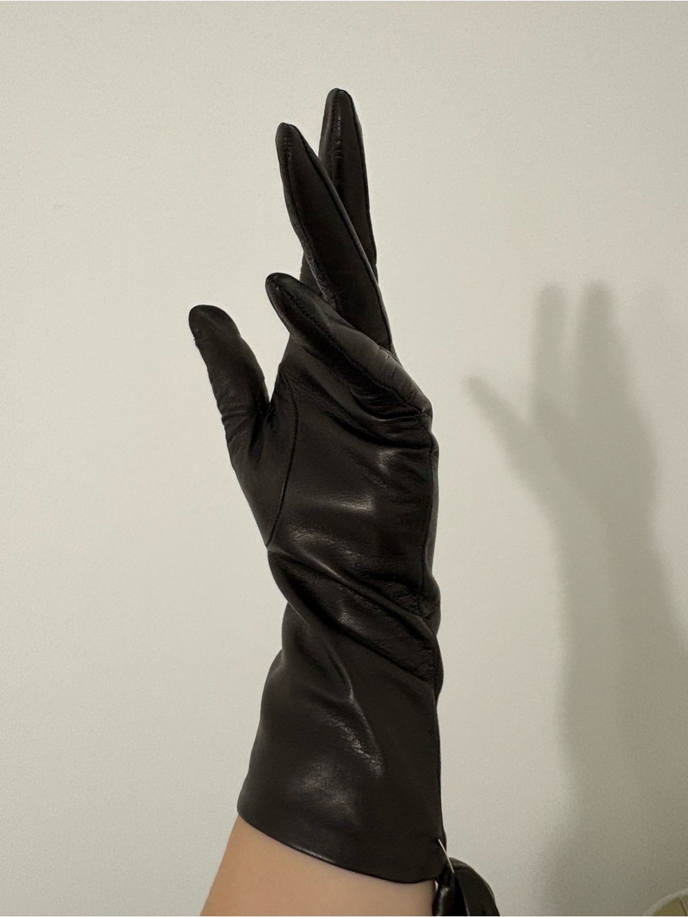 Neiman Marcus silk lined leather gloves